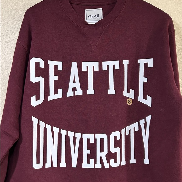 Beautiful Seattle University Sweatshirt Men’s S, L, XL, 2XL,  NWT Retail $56 - Picture 3 of 7
